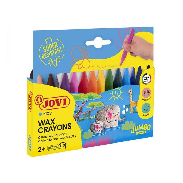 JOVICOLOR TRIWAX 12 CERAS SURTIDAS