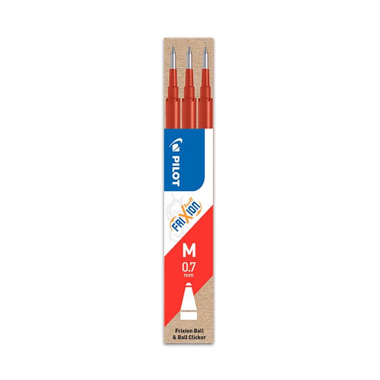 RECAMBIO BORRABLE PILOT FRIXION BALL ROJO C/3 UD.
