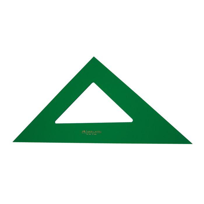 ESCUADRA FABER CASTLEL VERDE 28 CM TECNICA SIN GRADUAR