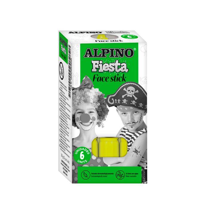 MAQUILLAJE FACE STICK AMARILLO ALPINO C/6 UD.