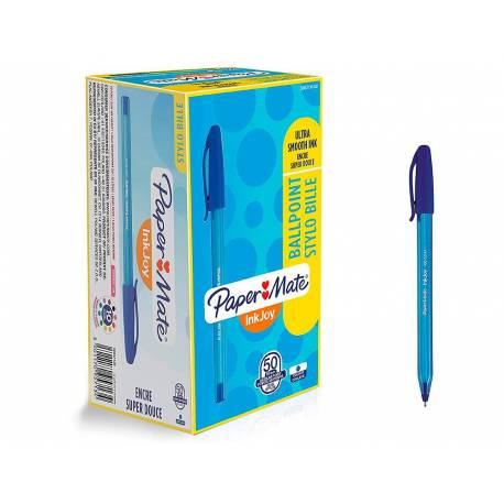 BOLIGRAFO INKJOY AZUL 100 PAPER MATE  C/50U