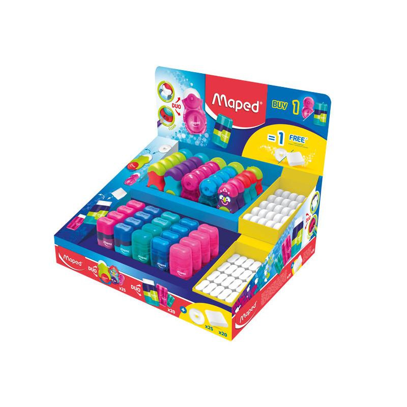 EXPOSITOR MOSTRADOR AFILABORRAS DISCOVERY DUO MAPED 45 AFILABORRAS + 45 RECAMBIOS