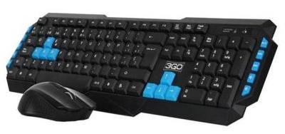 TECLADO + RATON INALAMBRICO DRILE MULTIMEDIA 3GO