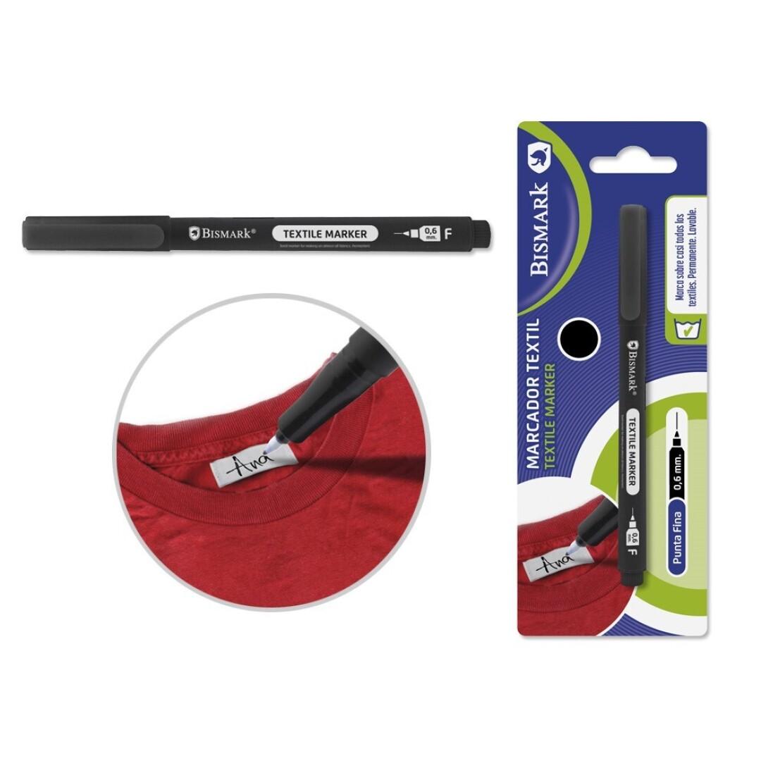 ROTULADOR PERMANENTE MARCA-ROPA ESPECIAL TEXTIL BISMARK