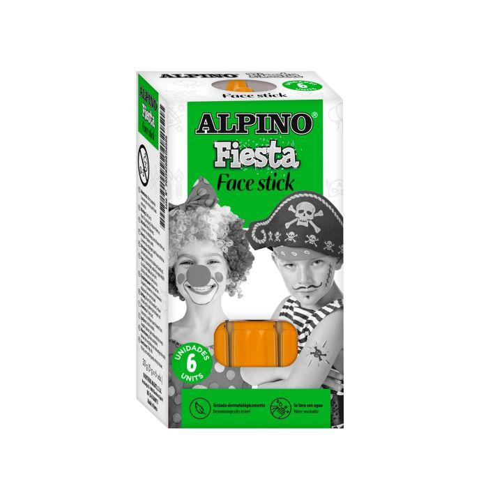 MAQUILLAJE FACE STICK NARANJA ALPINO C/6 UD.