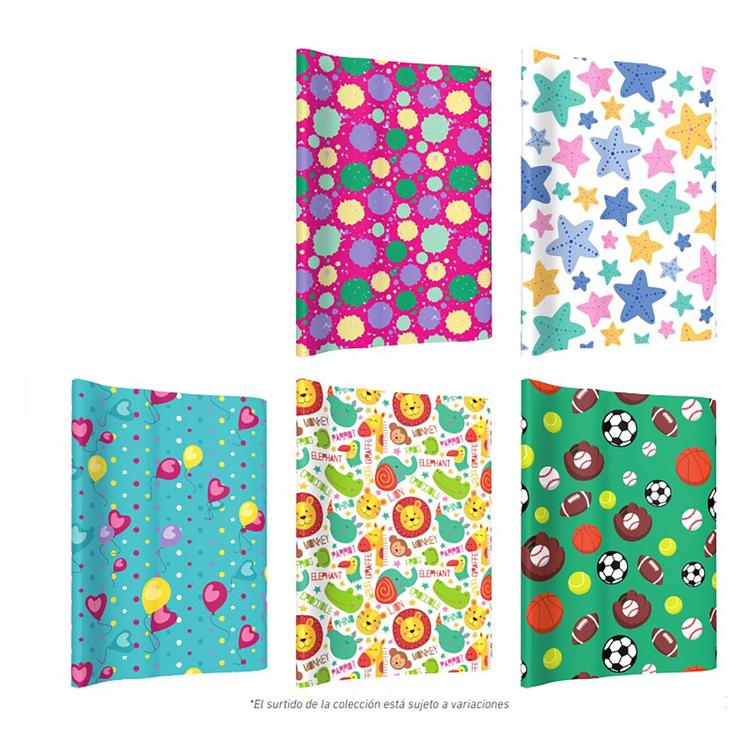 ROLLO PAPEL REGALO 0.7X2 mts. INFANTIL C/50 UD.