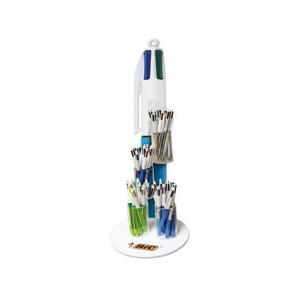 EXPOSITOR BOLIGRAFO BIC 4 COLOURS 48 UD + 100 UD BIC CRISTAL
