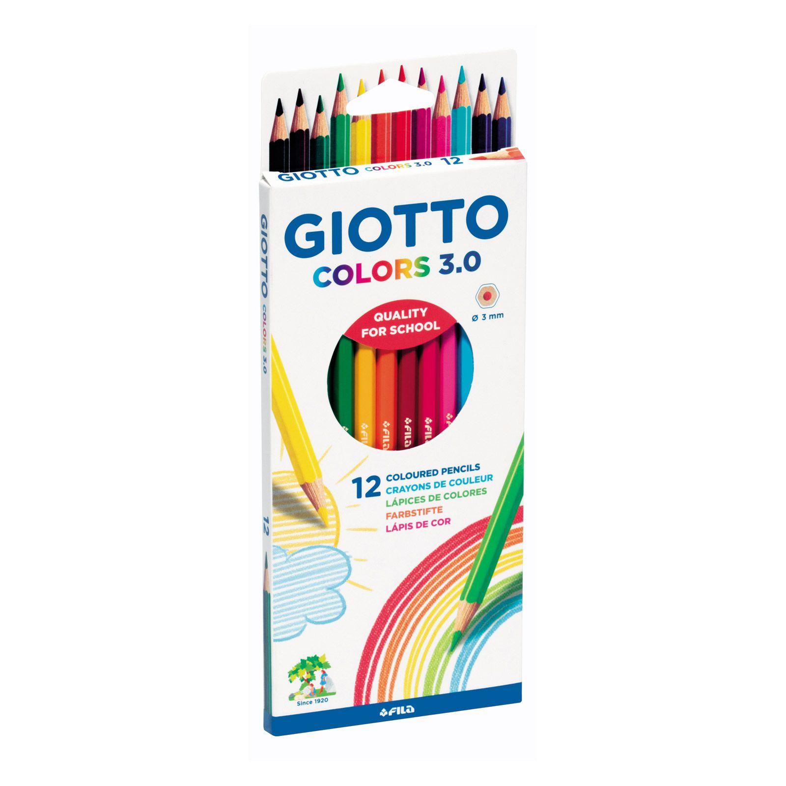 LAPIZ COLOR GIOTTO COLORS 3.0 12 COLORES