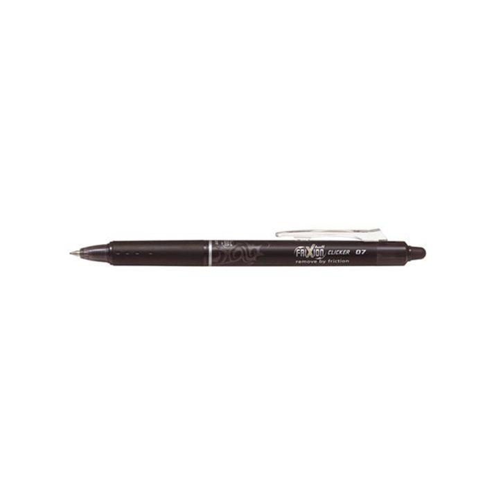 BOLIGRAFO BORRABLE PILOT FRIXION CLICKER NEGRO C/12 UD.