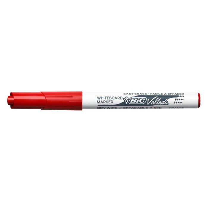 MARCADOR PIZARRA BIC VELLEDA ROJO 1741 C/12 UD.