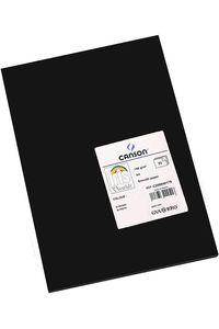 CARTULINA CANSON IRIS A4 185GR NEGRO C/50 UD.