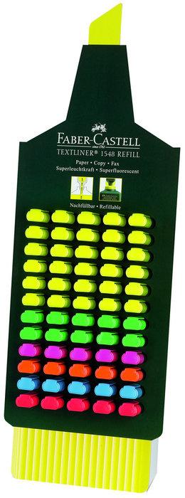 EXPOSITOR MARCADOR FLUOR FABER CASTELL TEXTLINER C/60 UD.