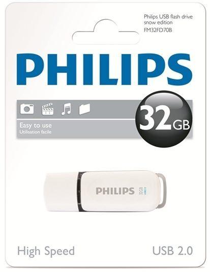 PENDRIVE PHILIPS SNOW BLUE 32GB 2.0 (Canon incluido)