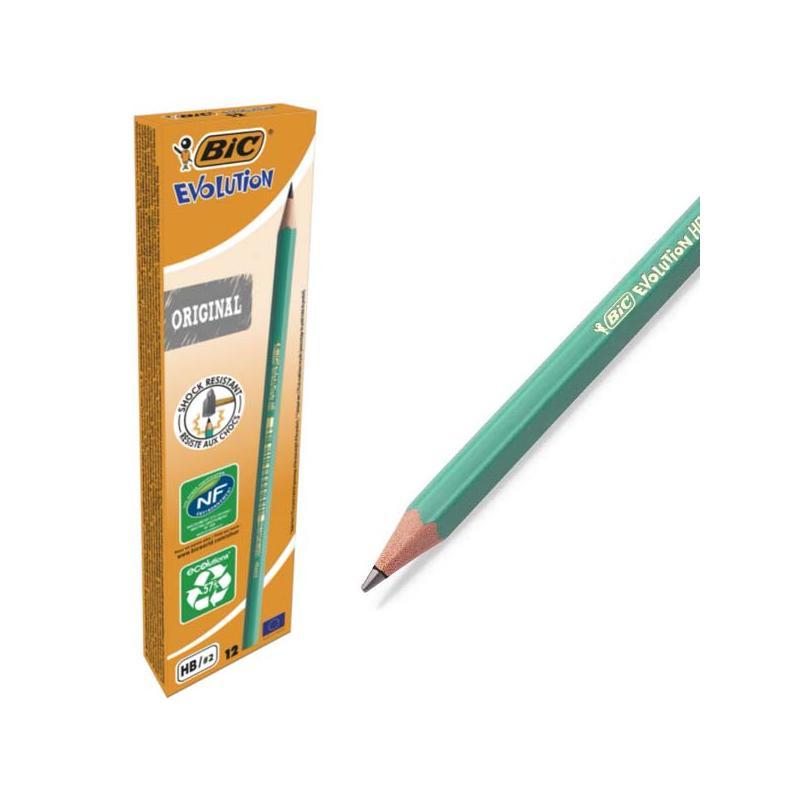 LAPIZ BIC EVOLUTION GRAFITO HB 650 C/12 UD.