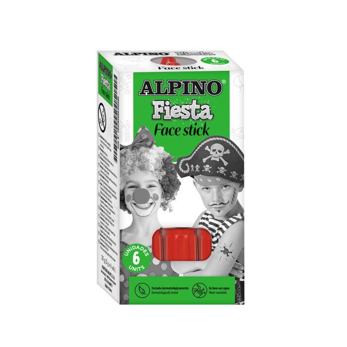 MAQUILLAJE FACE STICK ROJO ALPINO C/6 UD.