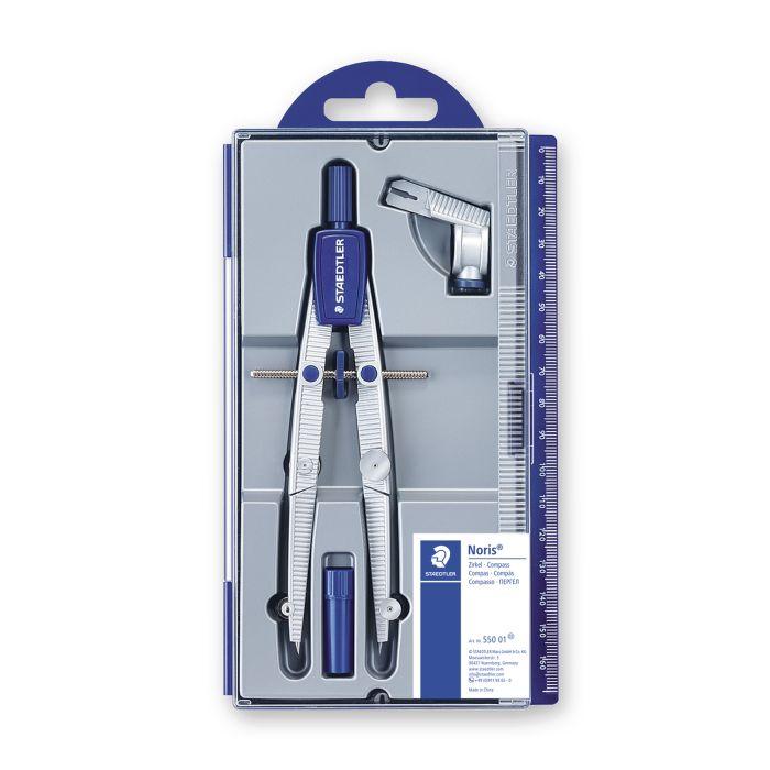 COMPAS BIGOTERA NORIS CLUB CON ADAPTADOR 550-01 STAEDTLER