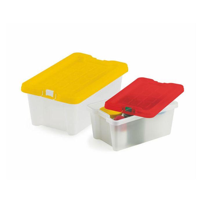 CAJA MULTIUSOS POLIPROLIPENO CON TAPA 371X226X160 MM 9,2L FAIBO 883