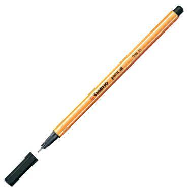 ROTULADOR STABILO POINT 88/46 NEGRO C/10 UD