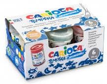 TEMPERA CARIOCA 25ML C/6 COLORES