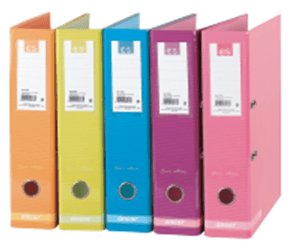 ARCHIVADOR A4 75MM CLASSIC STRIPES ROSA ANCOR