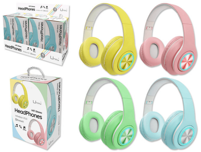 AURICULAR HEAD BLUETOOTH UWAY PASTEL LITTLE FUN