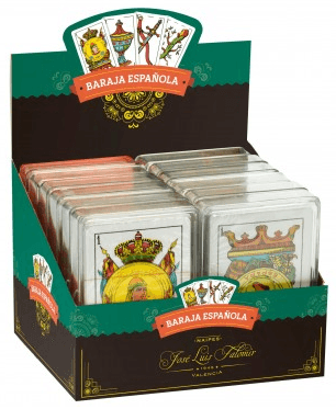 BARAJA CARTAS ESPAÑOLA CAJA PLASTICO P/50 FALOMIR