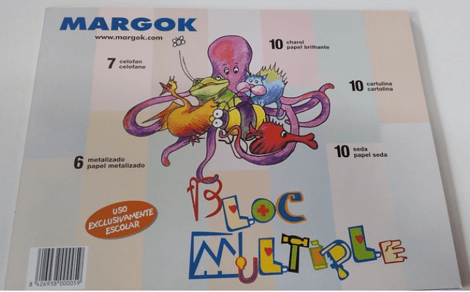 BLOC MANUALIDADES MULTIPLE MARGOK C/10 UD.