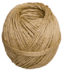 BOBINA CUERDA CAÑAMO 100GR 2 CABOS FABRISA