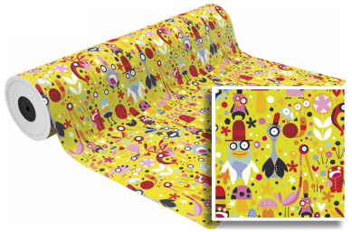 BOBINA PAPEL REGALO 31 CM 2KG IN1501-A BASIKA