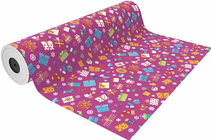 BOBINA PAPEL REGALO 31 CM 2KG NV1708 BASIKA