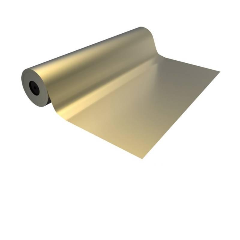 BOBINA PAPEL REGALO 62CM 4KG TA1029 ORO BASIKA