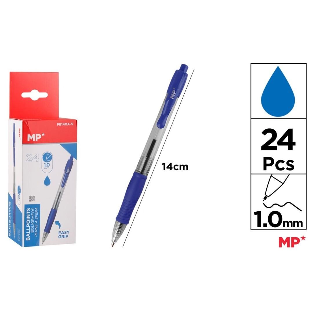 BOLIGRAFO AZUL PUNTA 1.0 MM MP C/24 UD.