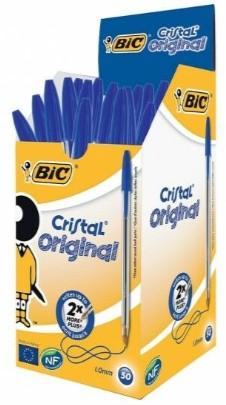 BOLIGRAFO BIC CRISTAL AZUL C/50 UD.