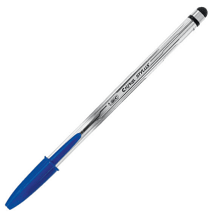 BOLIGRAFO BIC CRISTAL STYLUS AZUL C/12 UD.