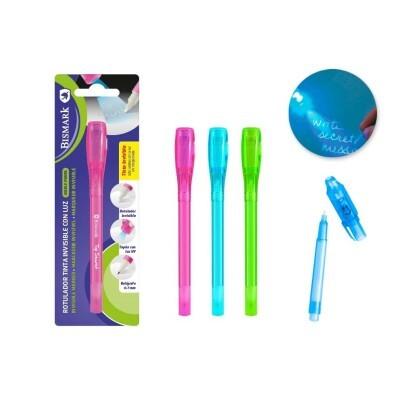 BOLIGRAFO TINTA INVISIBLE DOBLE PUNTA BISMARK