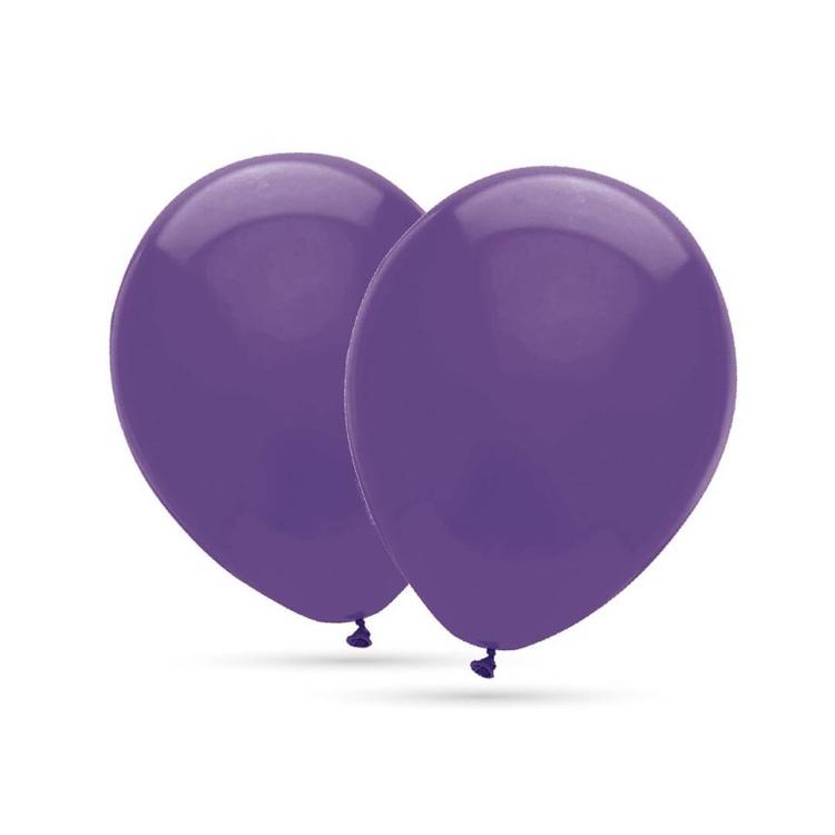 BOLSA 12 GLOBOS 25 CM VIOLETA GRAN FESTIVAL