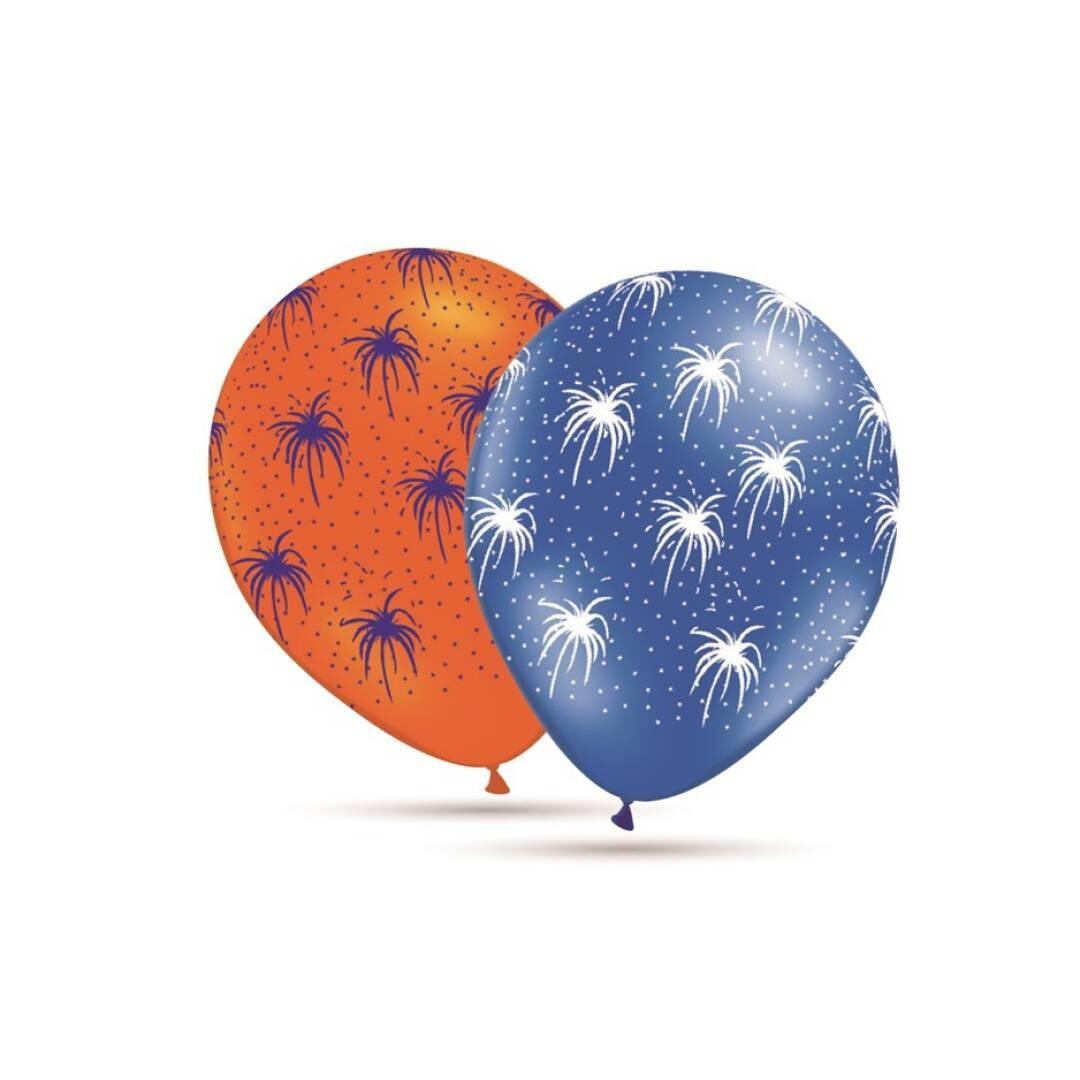 BOLSA 25 GLOBOS 25CM ESTRELLA T. IMPRESION TAPP