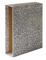 CAJA ARCHIVADOR A4 JASPEADO GRIS ANCOR