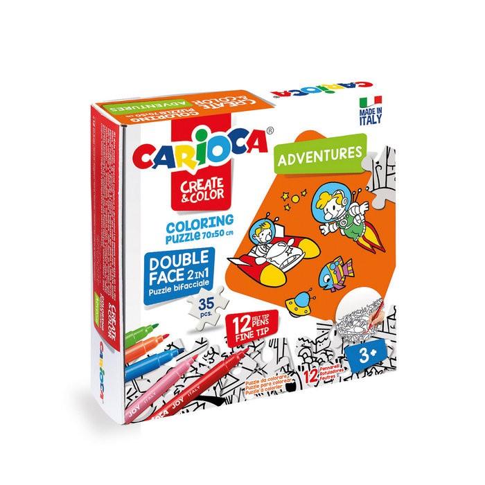 CARIOCA CREATE & COLOR COLORING PUZZLE ADVENTURES
