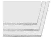 CARTON PLUMA 5MM 70X100 BLANCO C/5 UD.