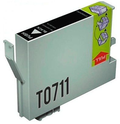 CARTUCHO GENERICO EPSON NEGRO T0711 T0891 (15ML)