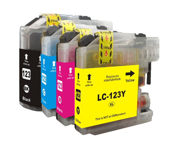 CARTUCHO GENERICO LC121/LC123 BROTHER AMARILLO (10 ml)