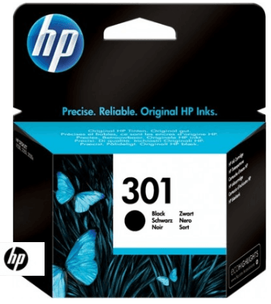CARTUCHO ORIGINAL CH561EE HP 301 NEGRO 190 PAG.