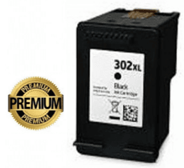 CARTUCHO PREMIUM HP NEGRO COMPATIBLE 302XL (20 ML)
