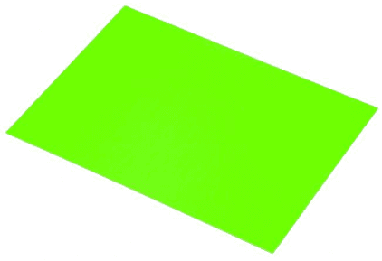 CARTULINA FLUOR 50X65 VERDE C/10 UD.