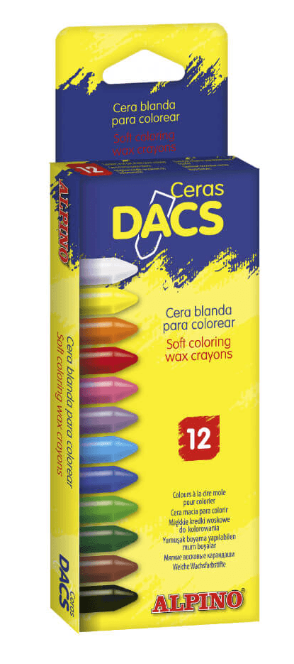 CERA DACS 12 COLORES SURTIDOS