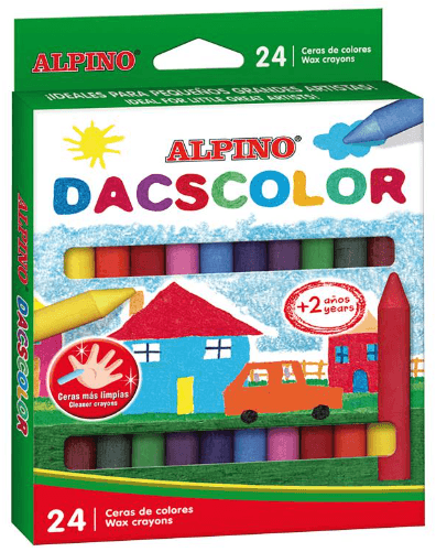 CERA DACSCOLOR 24 COLORES SURTIDOS