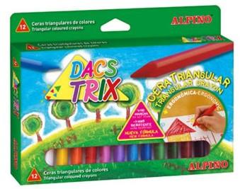 CERA DACSTRIX ALPINO 12 COLORES SURTIDOS