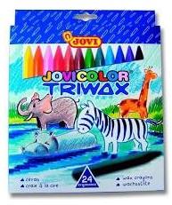 CERA JOVICOLOR TRIWAX SURTIDAS JOVI C/24 UD.