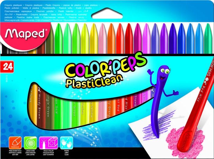 CERA MAPED PEPS PLASTICLEAN 24 COLORES